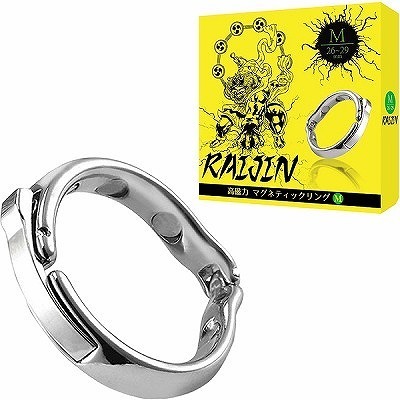 ＲＡＩＪＩＮ－高磁力マグネティックリング　（Ｍ）（男性補助グッズ）