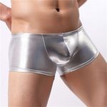 メタリックシルバーボクサー Lサイズ(ランジェリー)