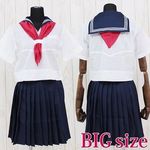ミッション系中高一貫校のセーラー服(夏服) BIG(コスチューム)