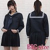 紺と白の清純学園セーラー服(冬服) BIG(コスチューム)